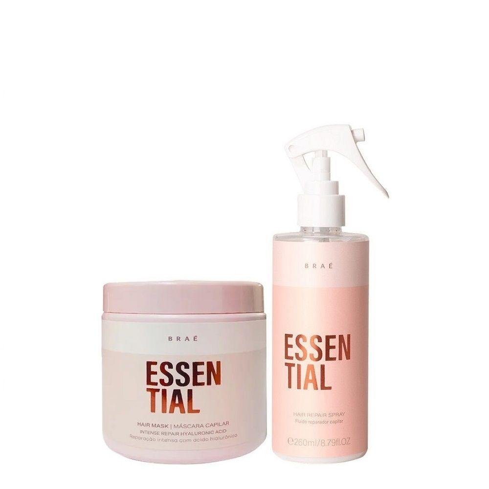 Kit Braé Essential - Máscara 500g + Fluído 260ml ÚNICO 1