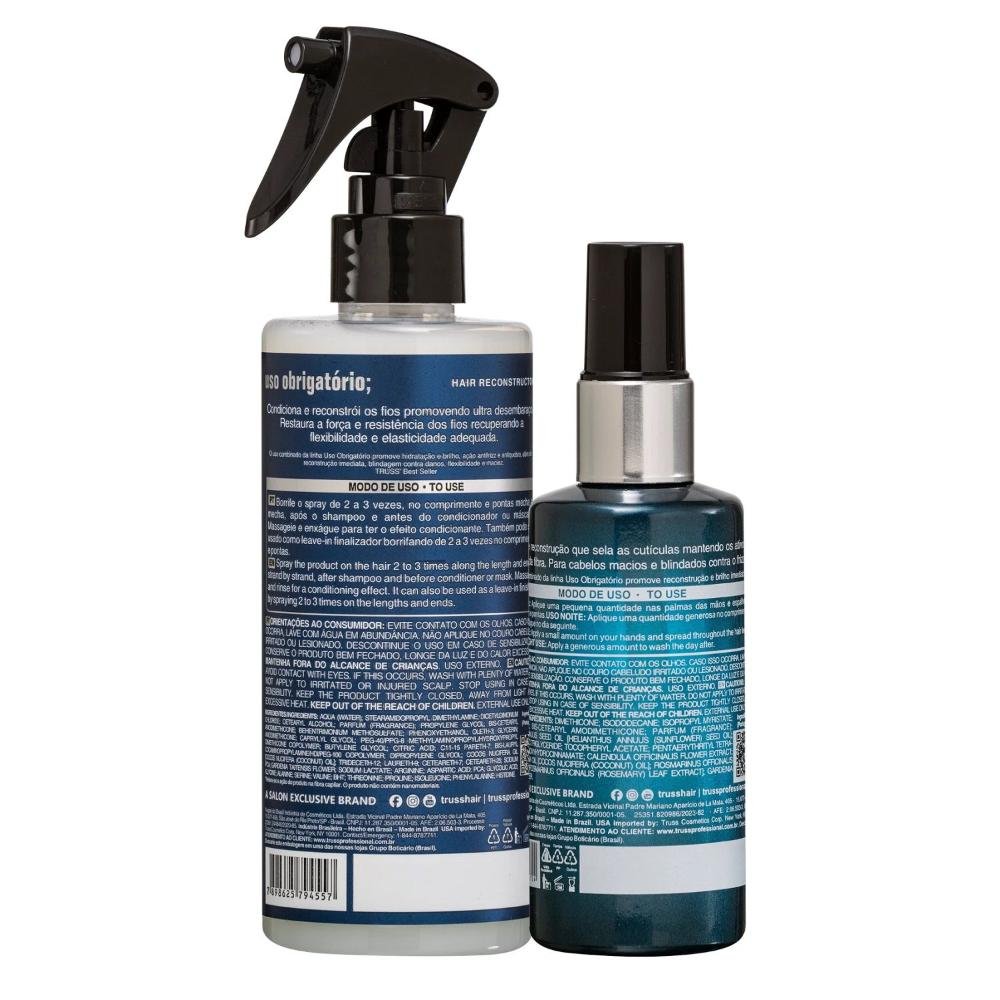 Kit Truss Uso Obrigatório - Leave-in 260ml + Óleo 60ml ÚNICO 2