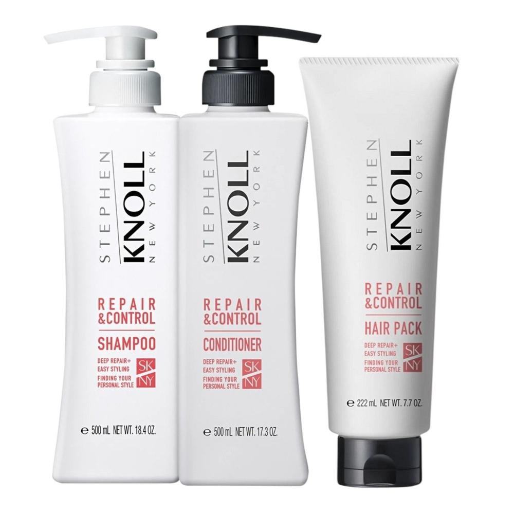Kit Stephen Knoll Repair & Control - Shampoo 500ml + Condicionador 500ml + Máscara 224ml