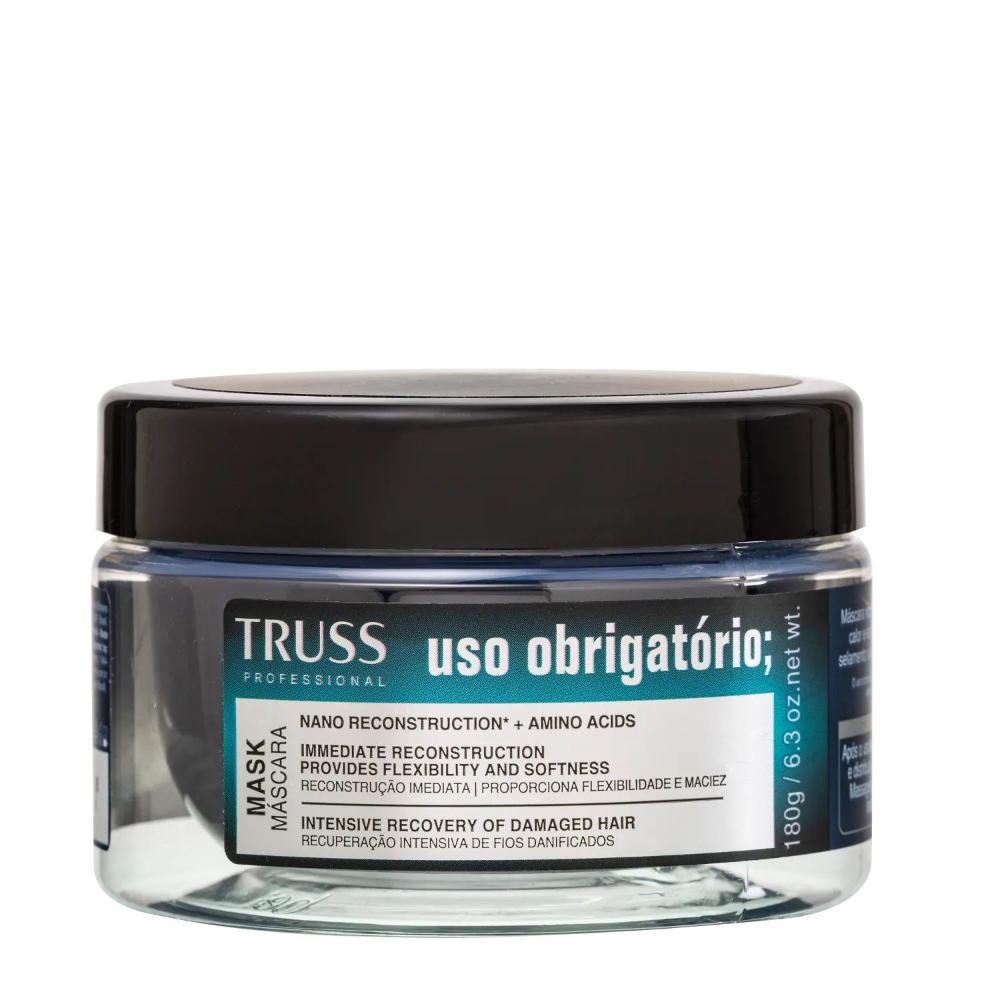 Kit Truss Uso Obrigatório - Máscara 180g + Leave-in 260ml + Óleo 60ml ÚNICO 2