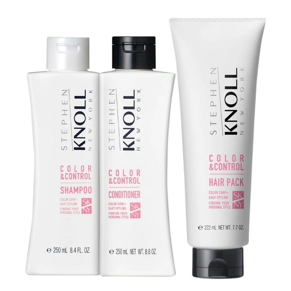 Kit Stephen Knoll Color & Control - Shampoo 250ml + Condicionador 250ml + Máscara 222g
