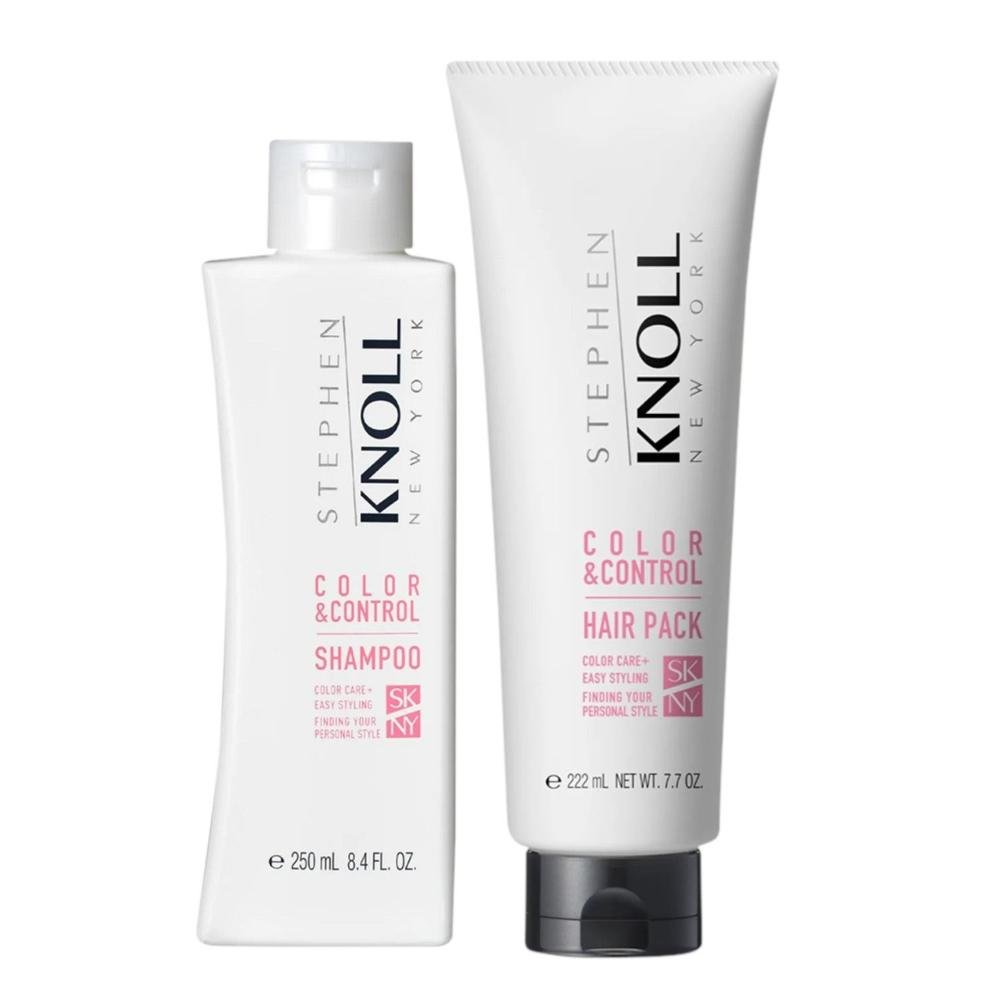 Kit Stephen Knoll Color & Control - Shampoo 250ml + Máscara 222g ÚNICO 1