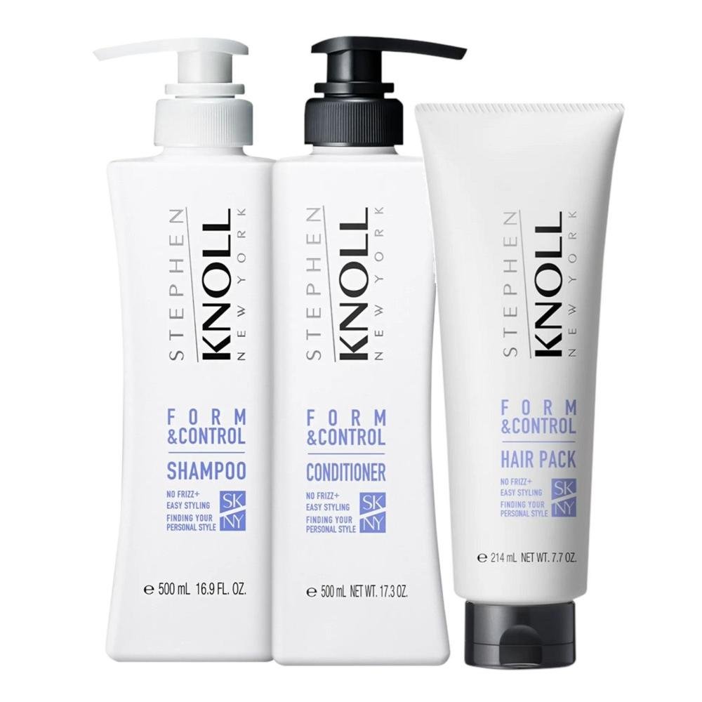 Kit Stephen Knoll Form & Control - Shampoo 500ml + Condicionador 500ml + Máscara 214ml