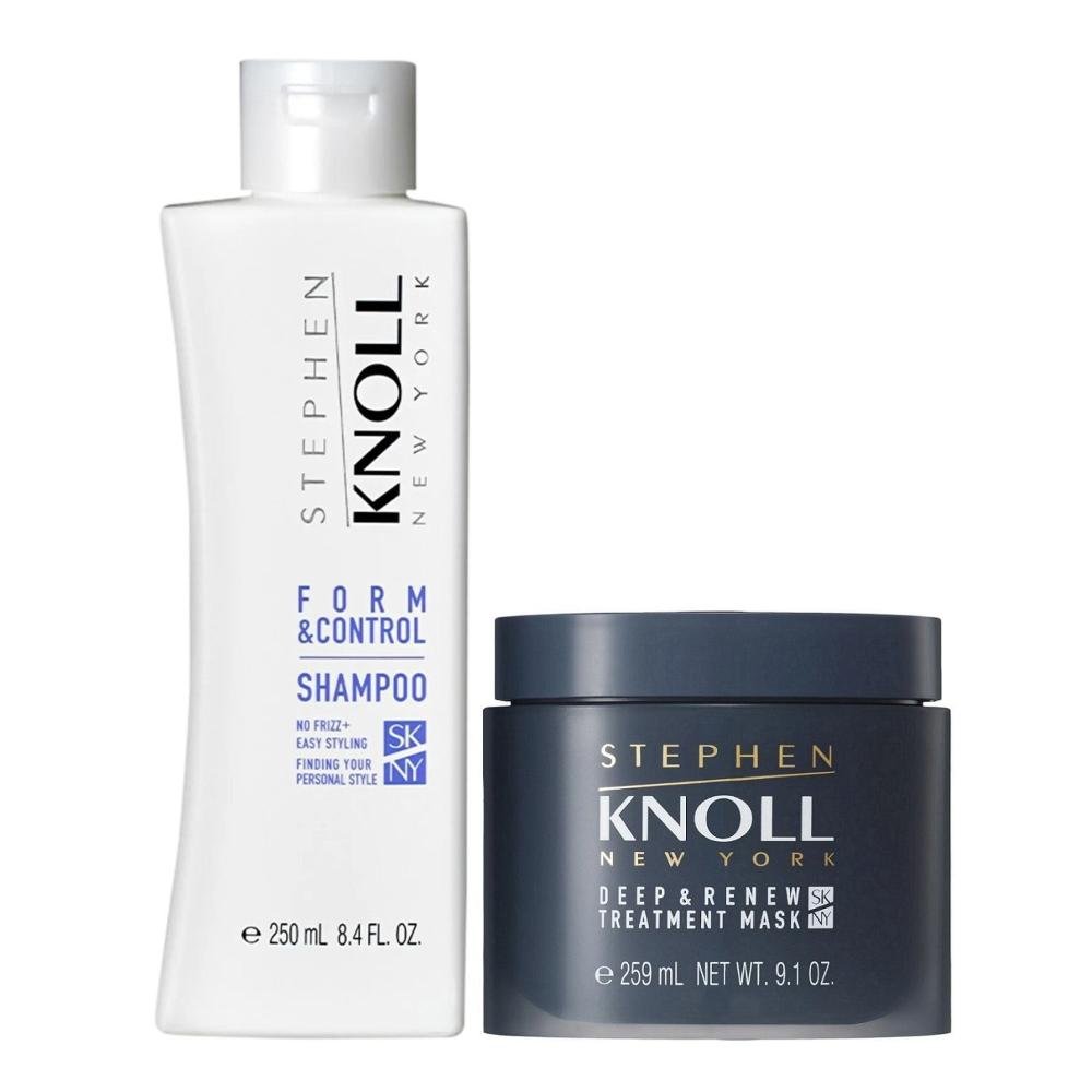 Kit Stephen Knoll Form & Control - Shampoo 250ml + Máscara Deep 259ml