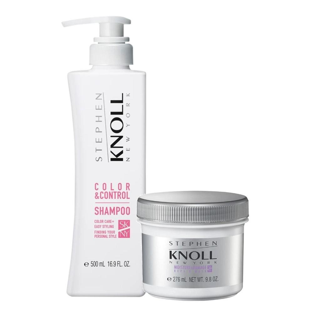 Kit Stephen Knoll Color & Control - Shampoo 500ml + Máscara Damage 276ml