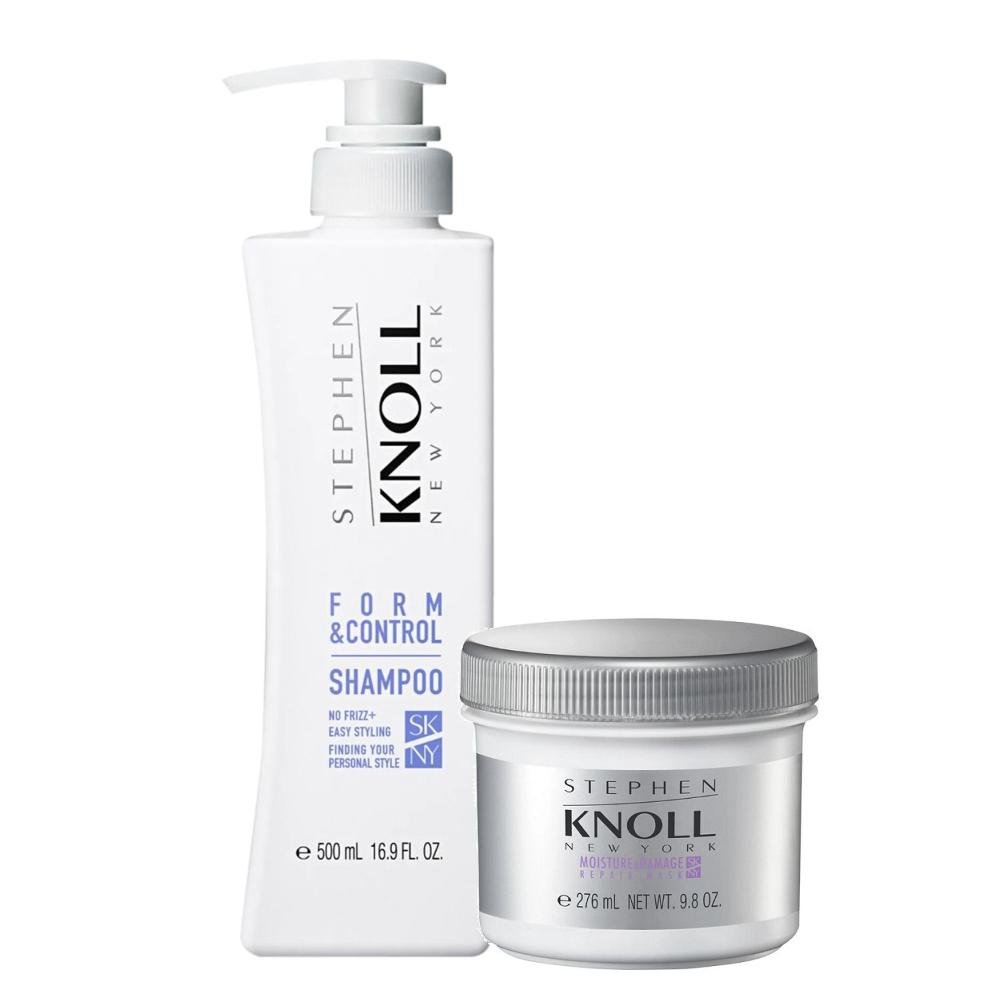 Kit Stephen Knoll Form & Control - Shampoo 500ml + Máscara Damage 276ml
