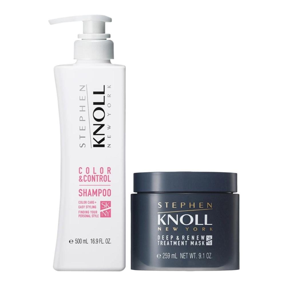 Kit Stephen Knoll Color & Control - Shampoo 500ml + Máscara Deep 259ml