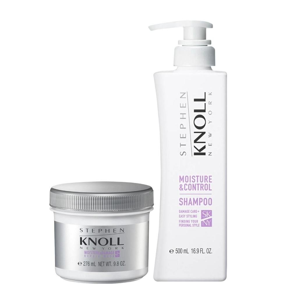 Kit Stephen Knoll Moisture & Control - Shampoo 500ml + Máscara Damage 276ml ÚNICO 2