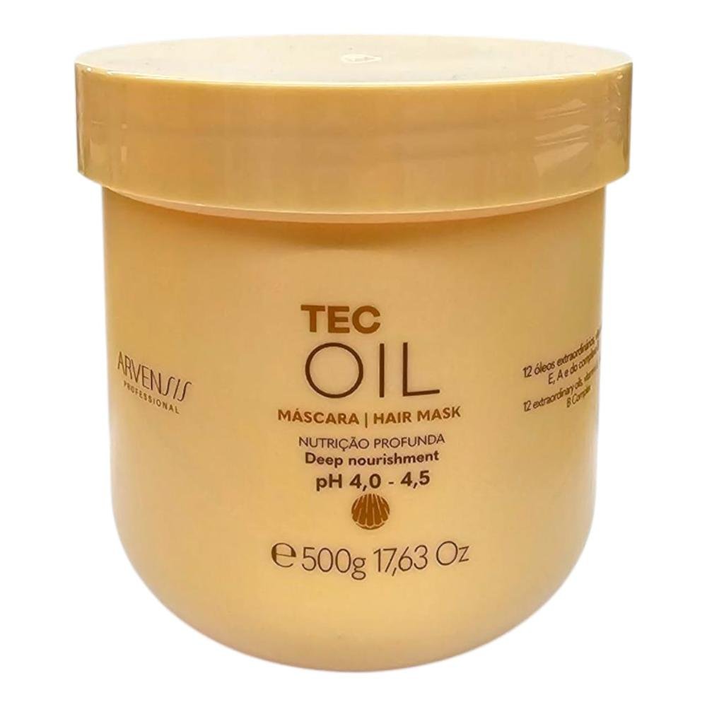 Arvensis Tec Oil - Shampoo 1L + Máscara 500g + Óleo Reparador 60ml ÚNICO 3