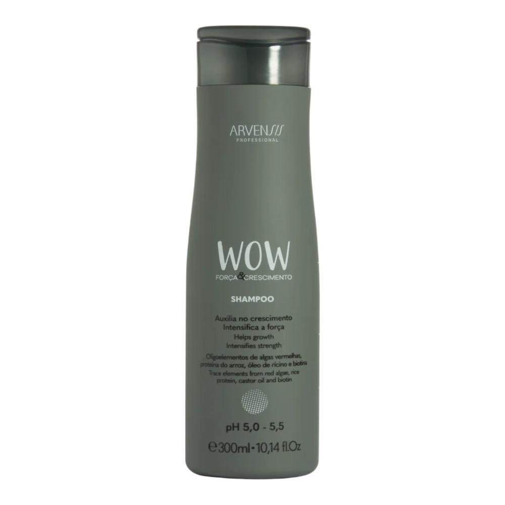 Kit Arvensis WOW Força e Crescimento - Shampoo 300ml + Máscara 250g ÚNICO 3