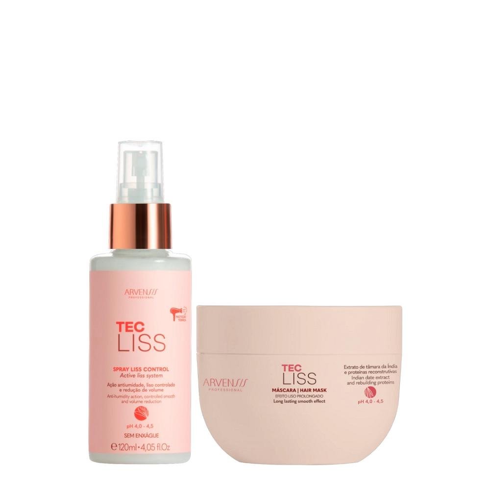 Kit Arvensis Tec Liss - Máscara 250g + Finalizador 120ml