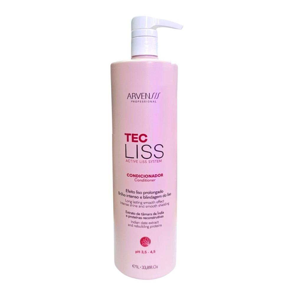 Kit Arvensis Tec Liss - Shampoo 1000ml + Condicionador 1000ml + Finalizador 120ml ÚNICO 2