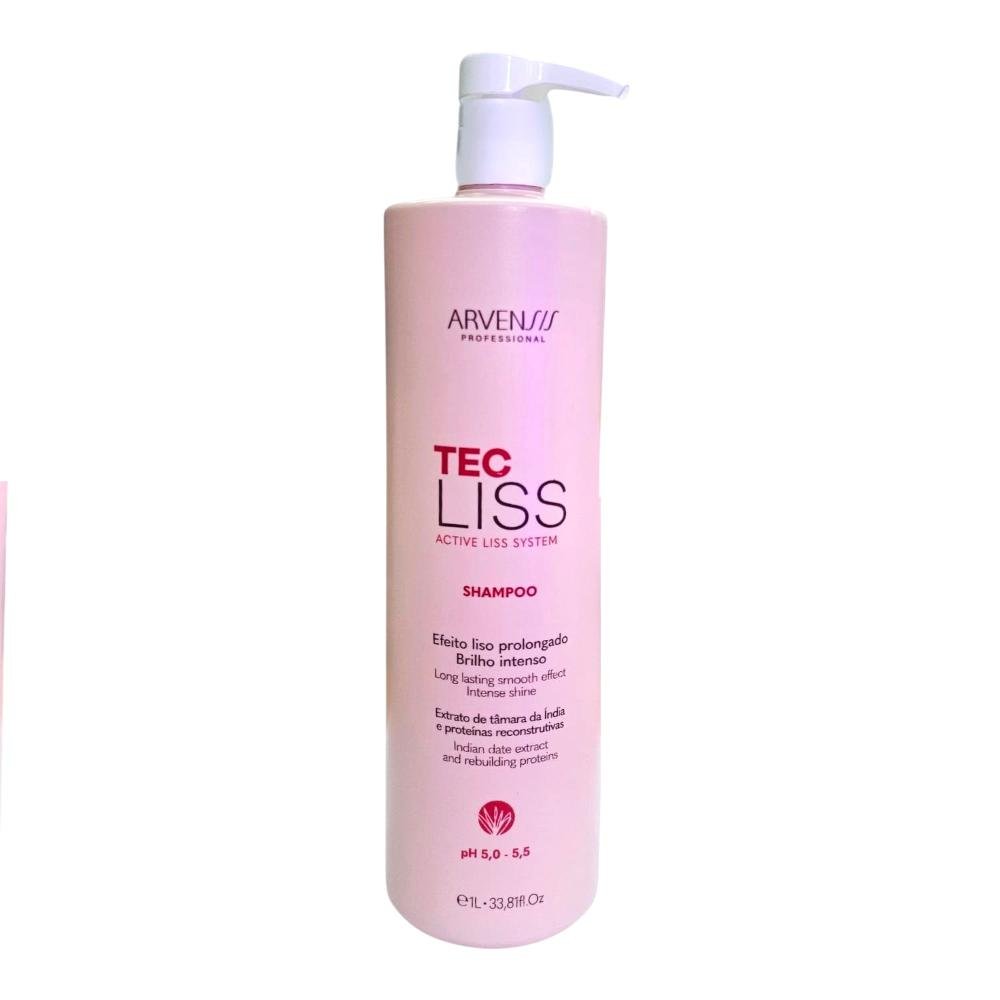 Kit Arvensis Tec Liss - Shampoo 1L + Condicionador 1L + Máscara 500g ÚNICO 3
