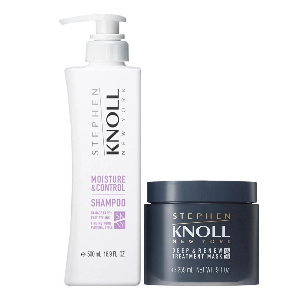 Kit Stephen Knoll Moisture & Control - Shampoo 500ml + Máscara Deep 259ml