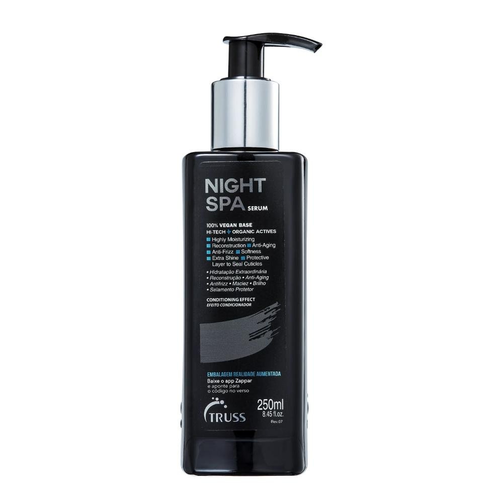 Kit Truss No Metal - Shampoo 300ml + Night Spa 250ml + Uso Obrigatório 260ml + Hair Protector 250ml ÚNICO 3