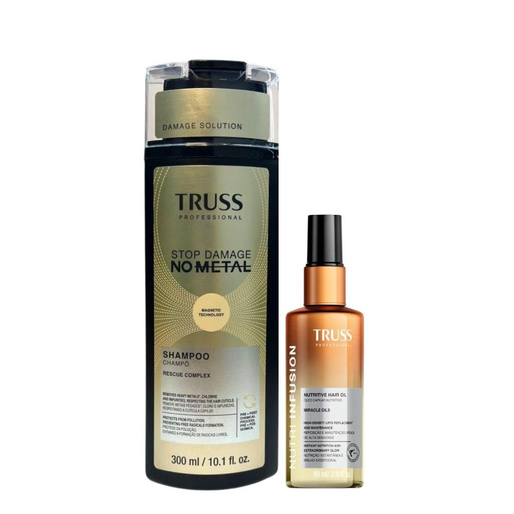 Kit Truss No Metal - Shampoo 300ml + Óleo Nutri Infusion 60ml