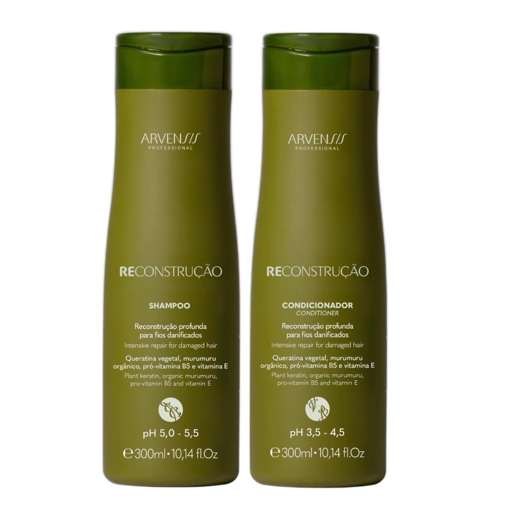 Kit Arvensis Reconstrução - Shampoo 300ml + Condicionador 300ml