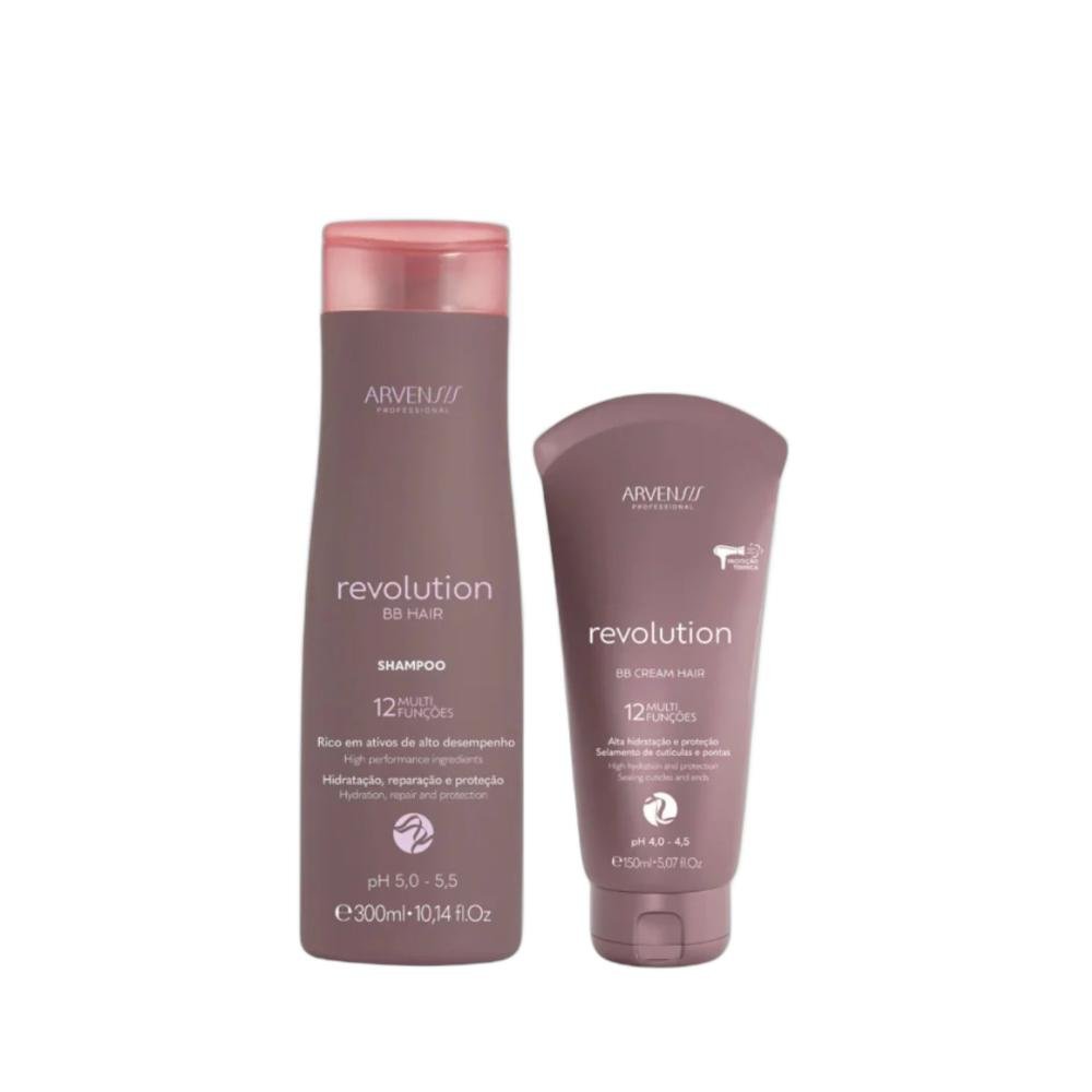 Kit Arvensis BB Hair Revolution - Shampoo 300ml + Leave-in 150ml