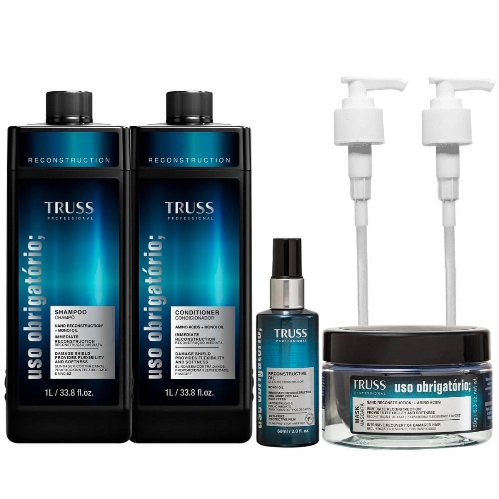 Truss Uso Obrigatório - Sh 1l + Cond 1l + Másc + Óleo + Pump