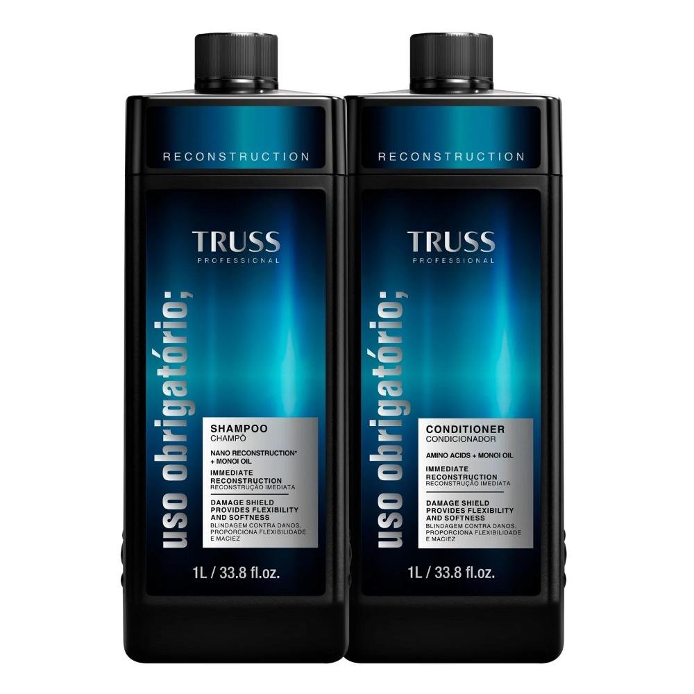 Kit Truss Uso Obrigatório - Shampoo 1l + Condicionador 1l ÚNICO 2