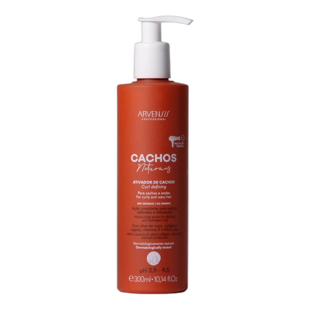 Kit Arvensis Professional Cachos Naturais - Ativador de Cachos 300ml + Máscara 2x1 300g ÚNICO 2