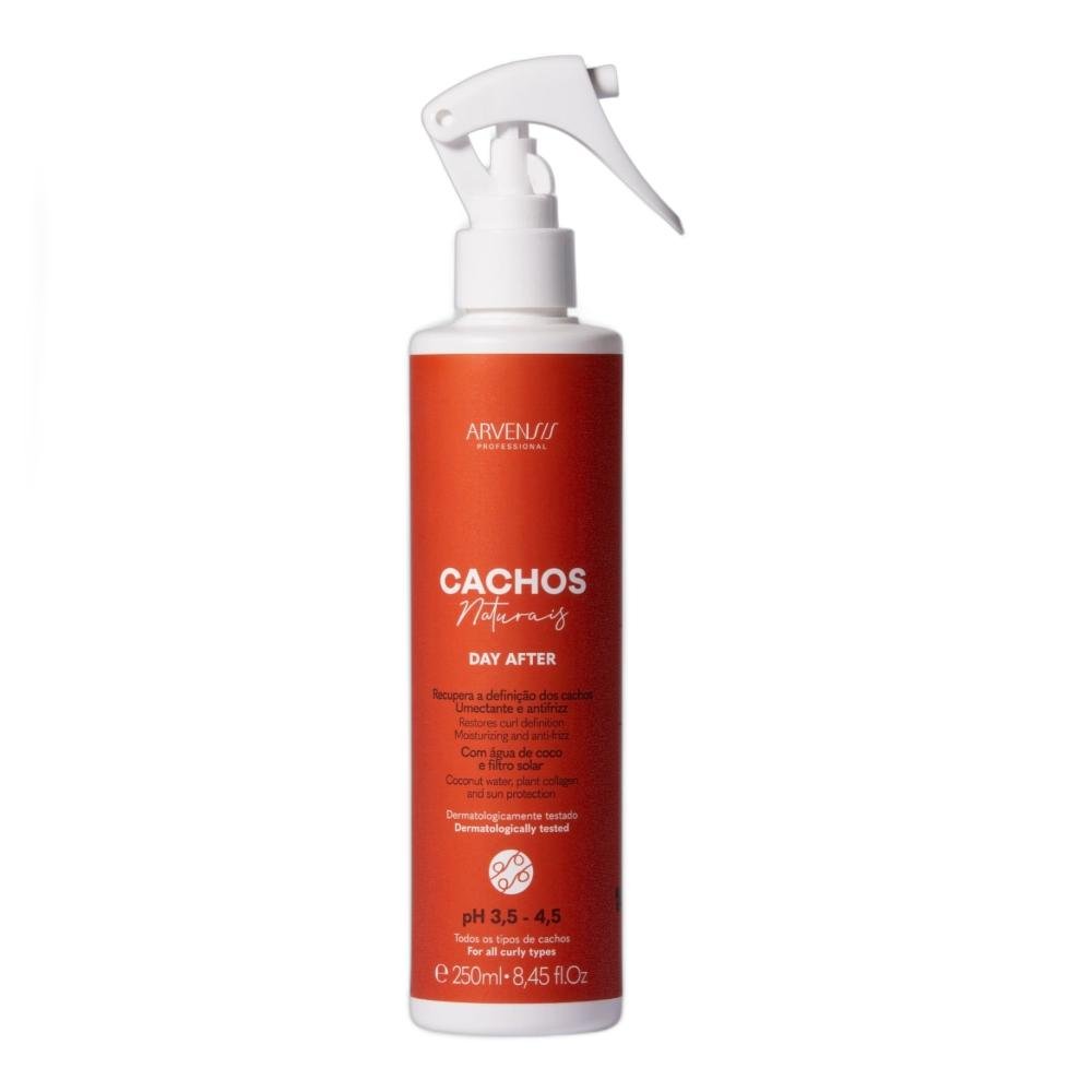 Kit Arvensis Professional Cachos Naturais - Shampoo 300ml + Day After 250ml + Máscara 2x1 300g ÚNICO 3