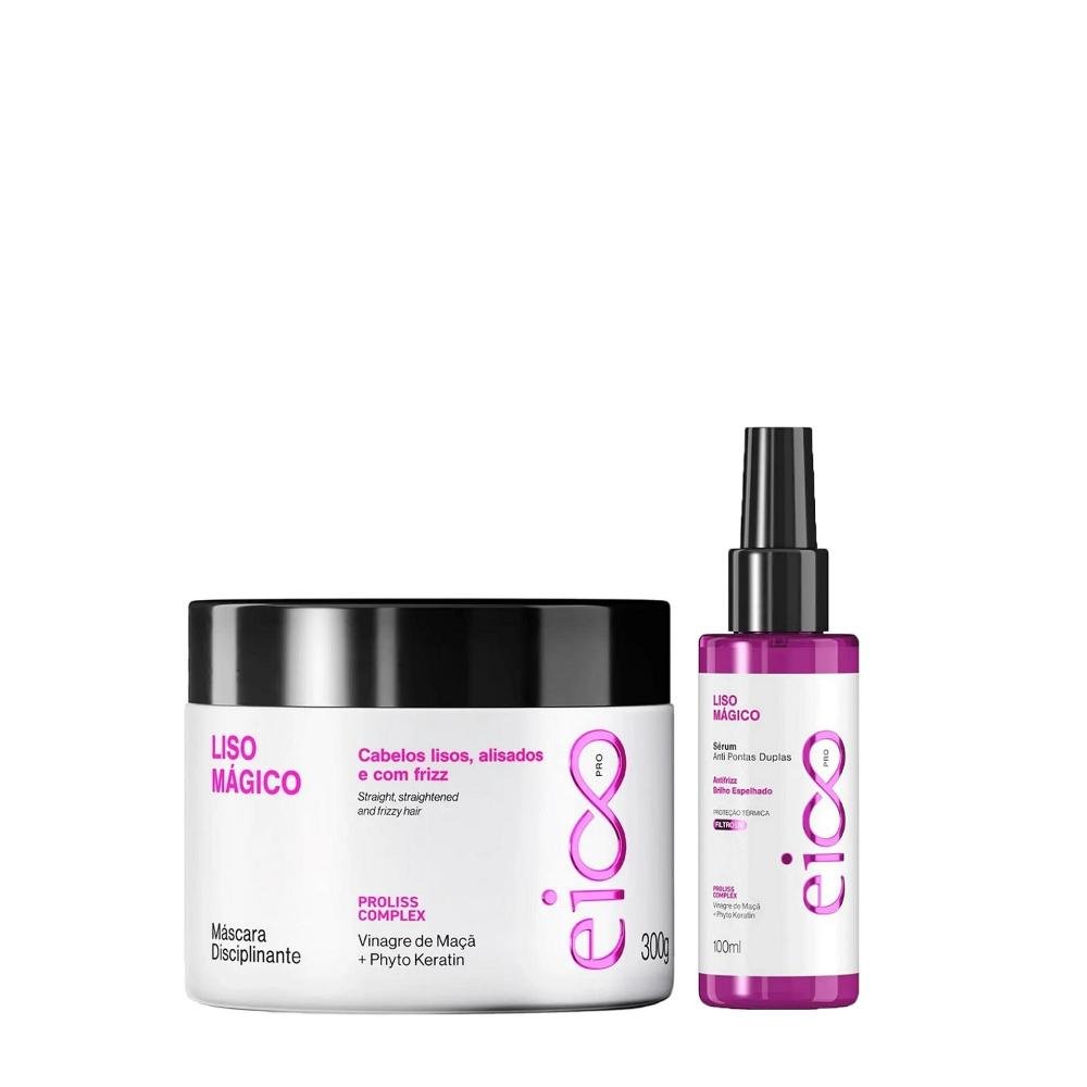 Eico Pro Liso Mágico - Máscara 300ml + Sérum 100ml