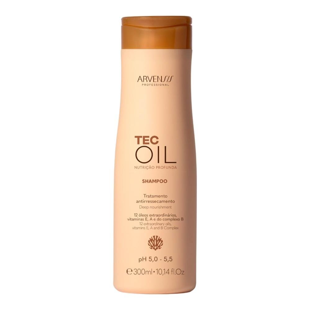 Kit Arvensis Cosméticos Naturais Tec Oil -Shampoo & Condicionador 300ml + Máscara 300g + Óleo 60ml ÚNICO 2