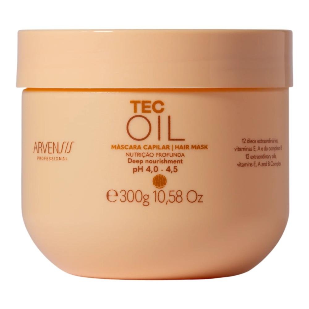 Kit Arvensis Cosméticos Naturais Tec Oil -Shampoo 300ml + Máscara 300g ÚNICO 2