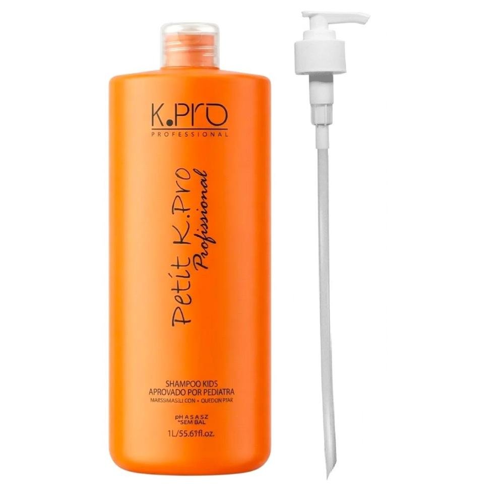 K.Pro Petit Teen - Shampoo sem Sal 1 Litro + Válvula Pump