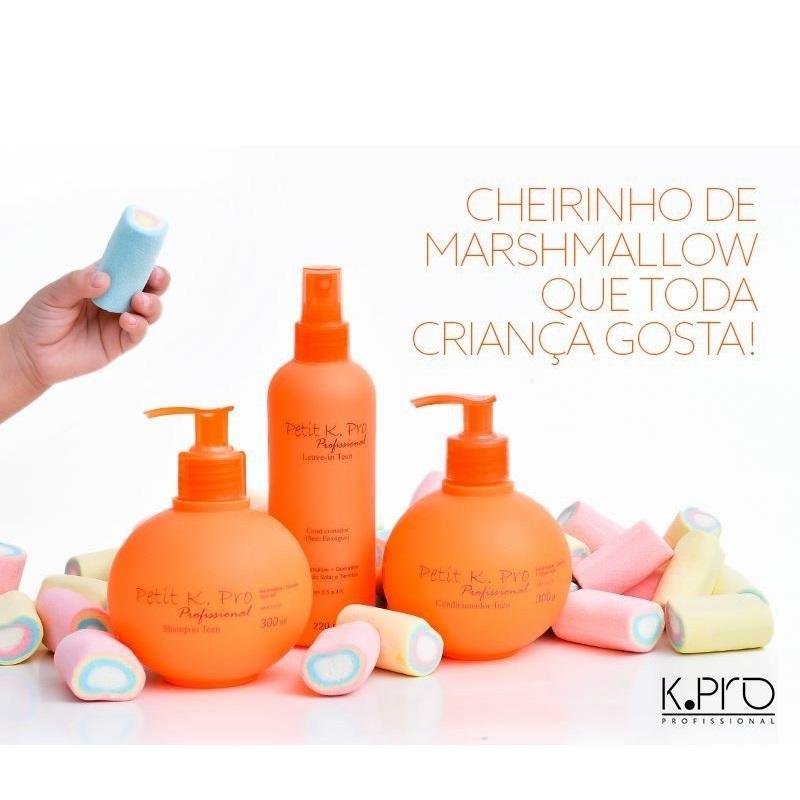K.Pro Petit Teen - Shampoo sem Sal 1 Litro + Válvula Pump 1L 2