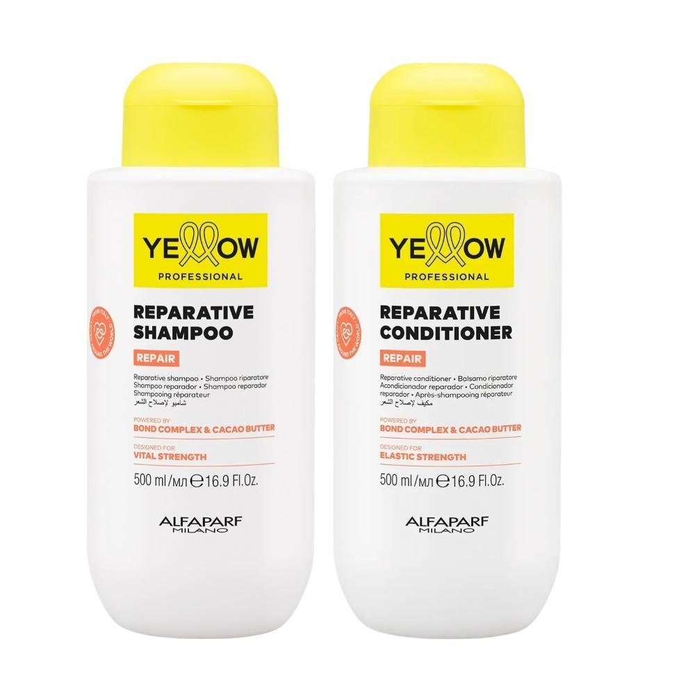 Kit Yellow Repair Tratamento Reparador - Shampoo & Condicionador 500ml