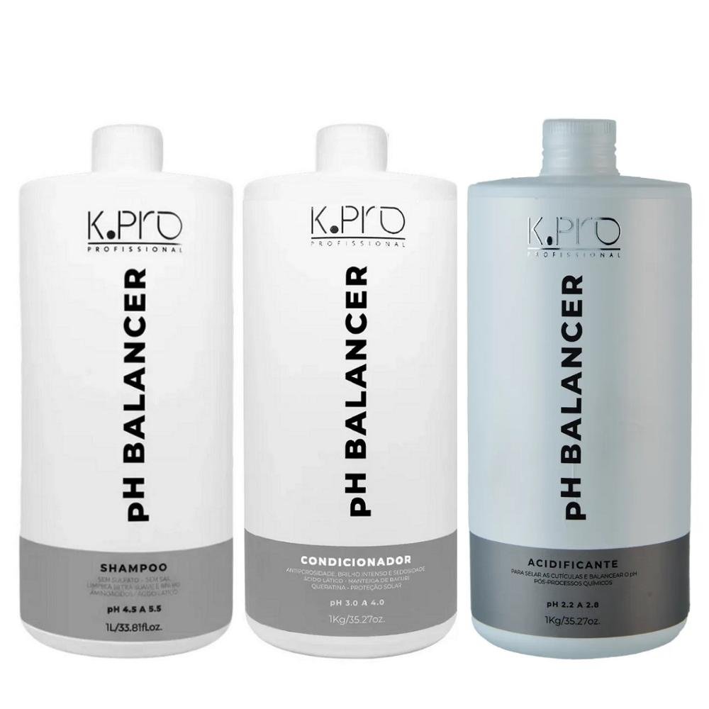 Kit K.Pro pH Balancer Trio Profissional (3 Produtos)