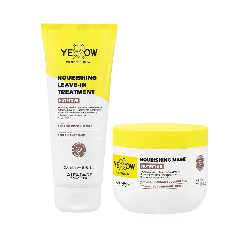 Kit Yellow Nutritive Tratamento Nutritivo - Máscara 300ml + Leave-In 200ml