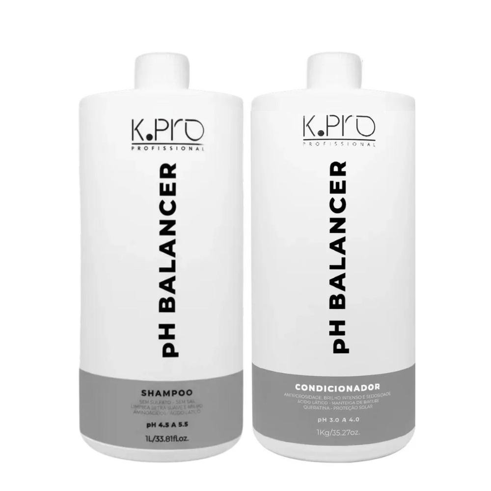 Kit K.Pro pH Balancer Shampoo 1 Litro + Condicionador 1 Litro
