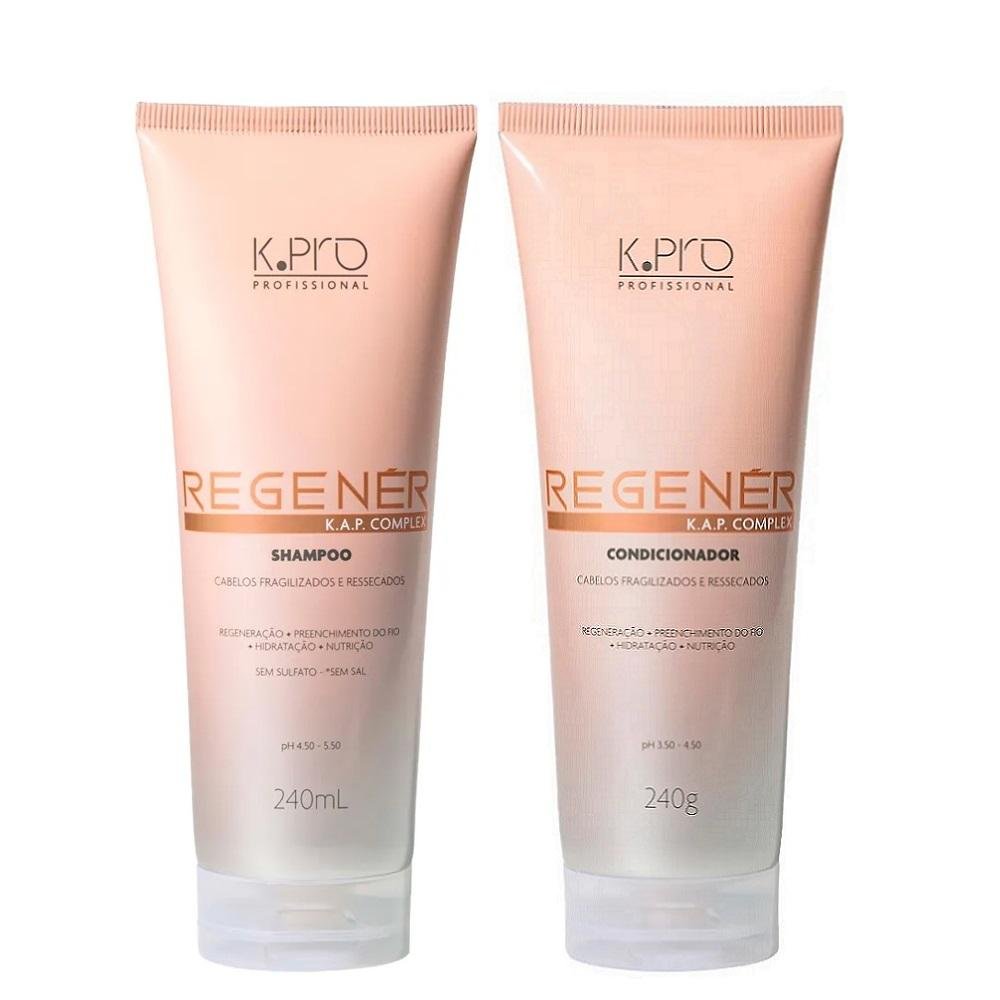 Kit K.Pro Regenér - Shampoo 240ml + Condicionador 240ml