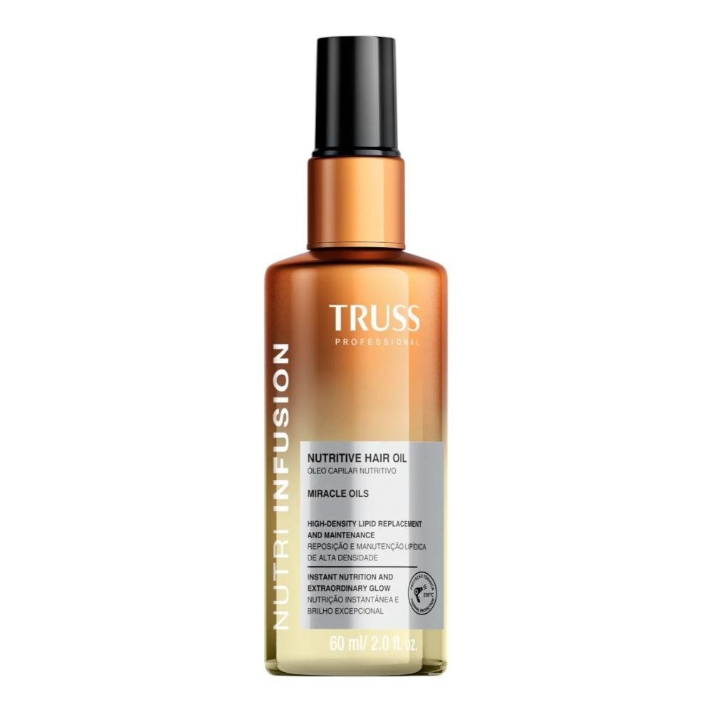 Kit Truss Hydra Air - Shampoo 300ml + CondMask 200ml + Bruma 150ml + Nutri Infusion Oil 60ml ÚNICO 5
