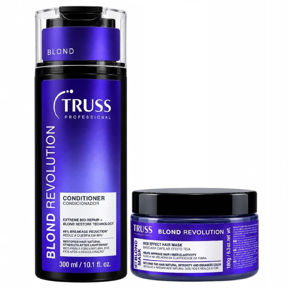 Kit Truss Blond Revolution - Condicionador 300ml  + Máscara 180g