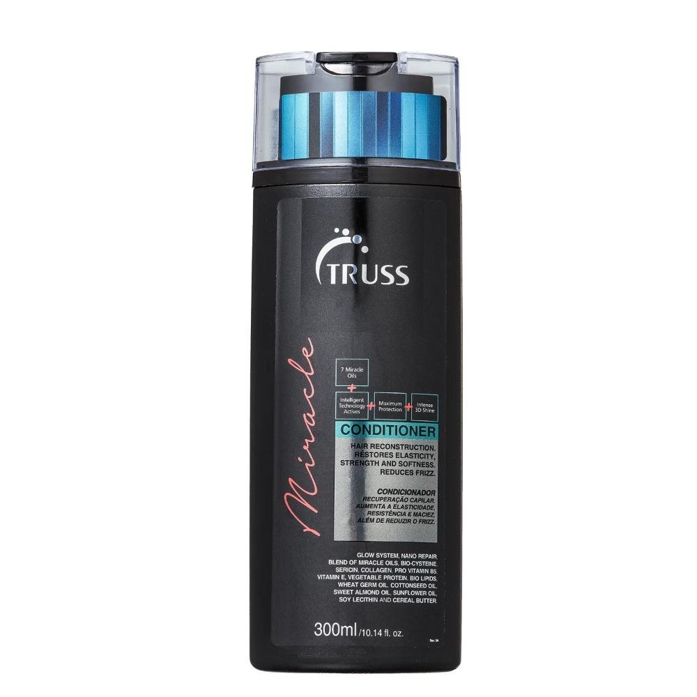 Kit Truss Miracle Shampoo & Condicionador 300ml + Illuminatte Oil 60ml ÚNICO 3