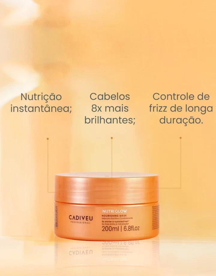 Cadiveu Professional Nutri Glow - Máscara 200ml 200ml 3