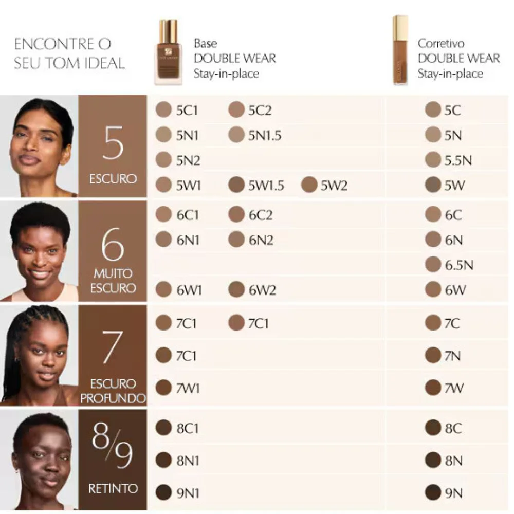 Corretivo Líquido de Longa Duração Estée Lauder Double Wear - 7N 7N 4