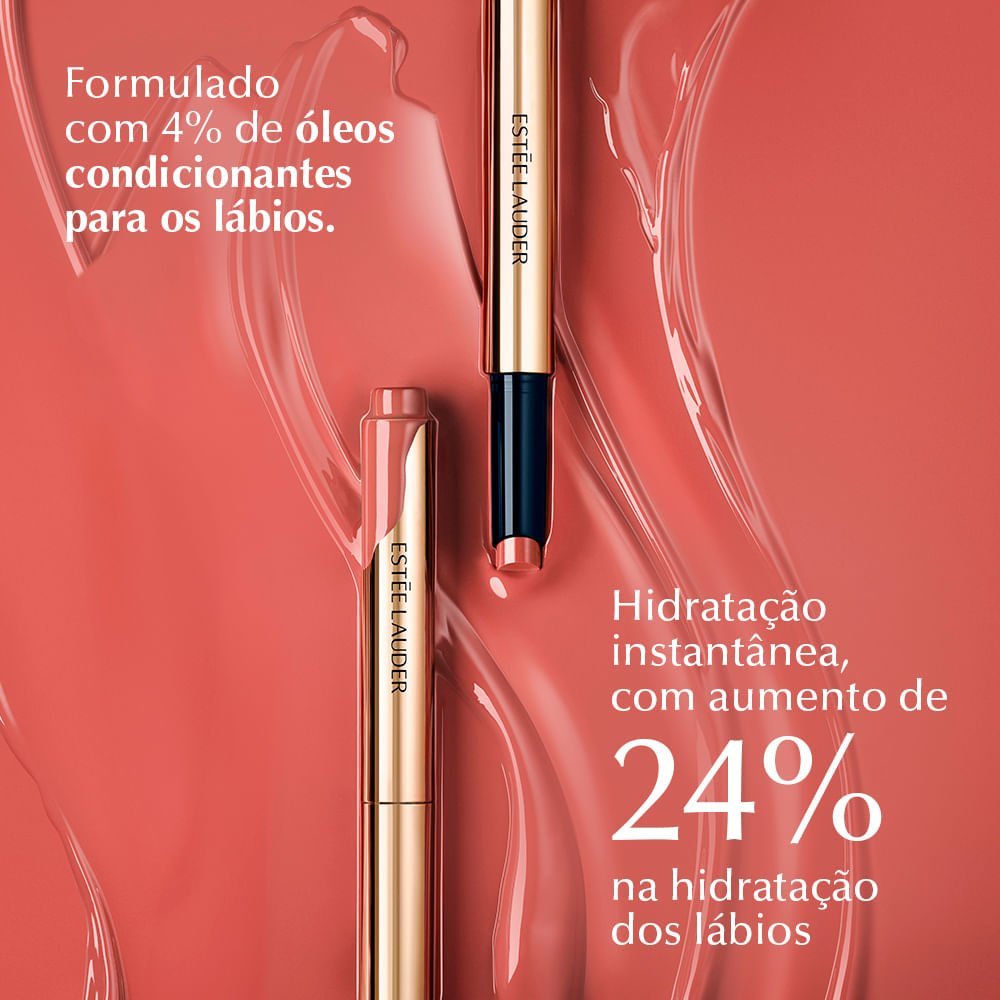 Gloss em Bastão Estée Lauder Pure Color Melt On 890 Melted Tangerine 5