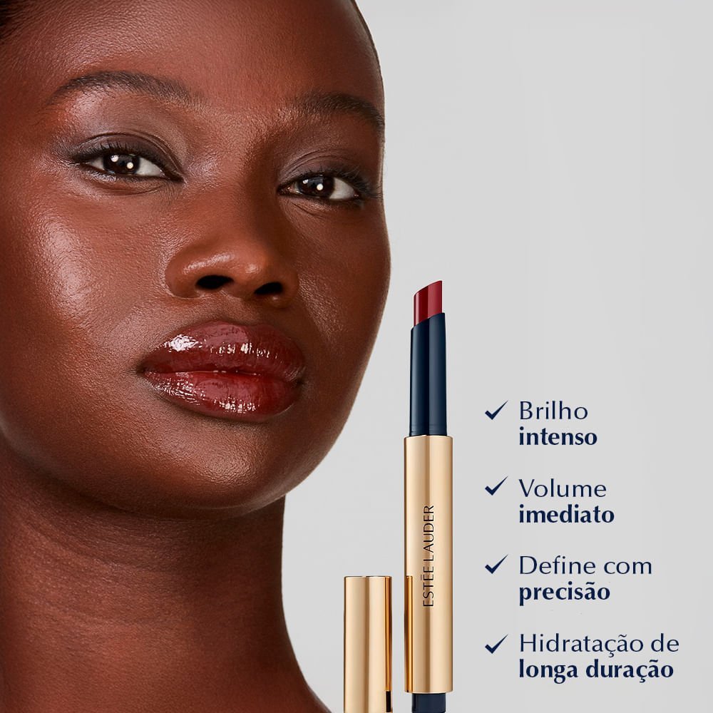 Gloss em Bastão Estée Lauder Pure Color Melt On 890 Melted Tangerine 6
