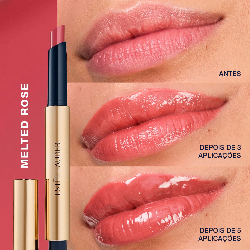 Gloss em Bastão Estée Lauder Pure Color Melt On 156 Melted Rose 3