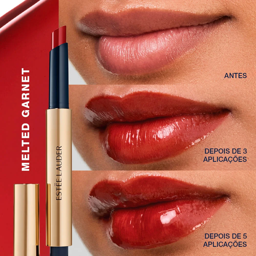 Gloss em Bastão Estée Lauder Pure Color Melt On 655 Melted Garnet 3