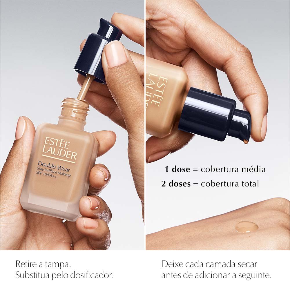 Base Líquida Estée Lauder Matte de Longa Duração Double Wear 3N1 Ivory Beige 11