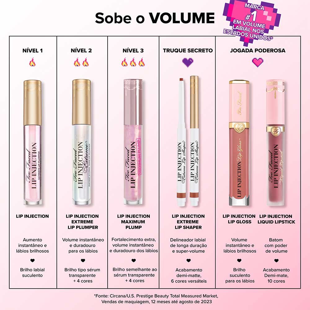 Mini Gloss Volumizador Labial Lip Injection Maximum Travel Size 6