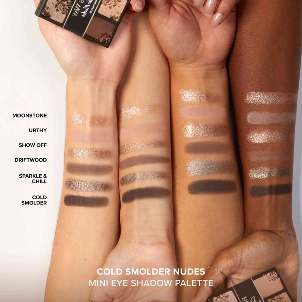 Mini Paleta de Sombras Too Faced Born This Way Cold Smolder Nudes Multicores 7