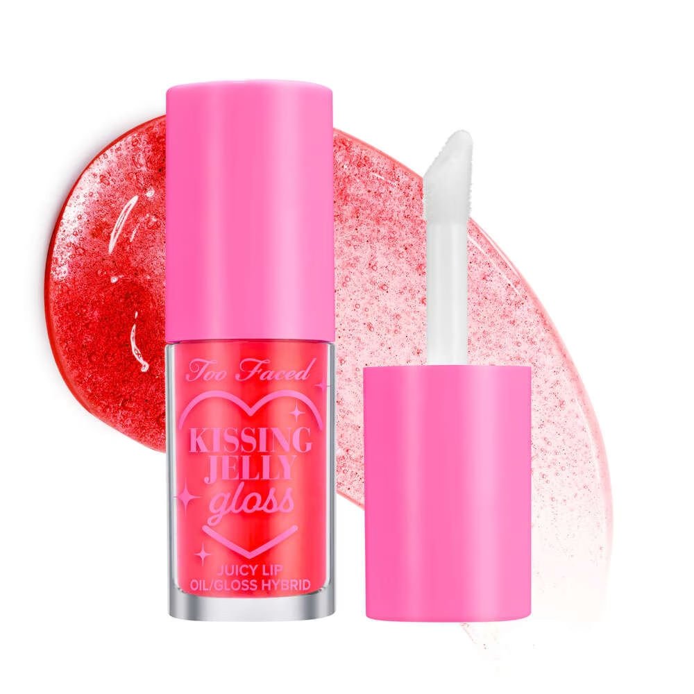Lip Oil Gloss Too Faced Kissing Jelly Sour Watermelon 1
