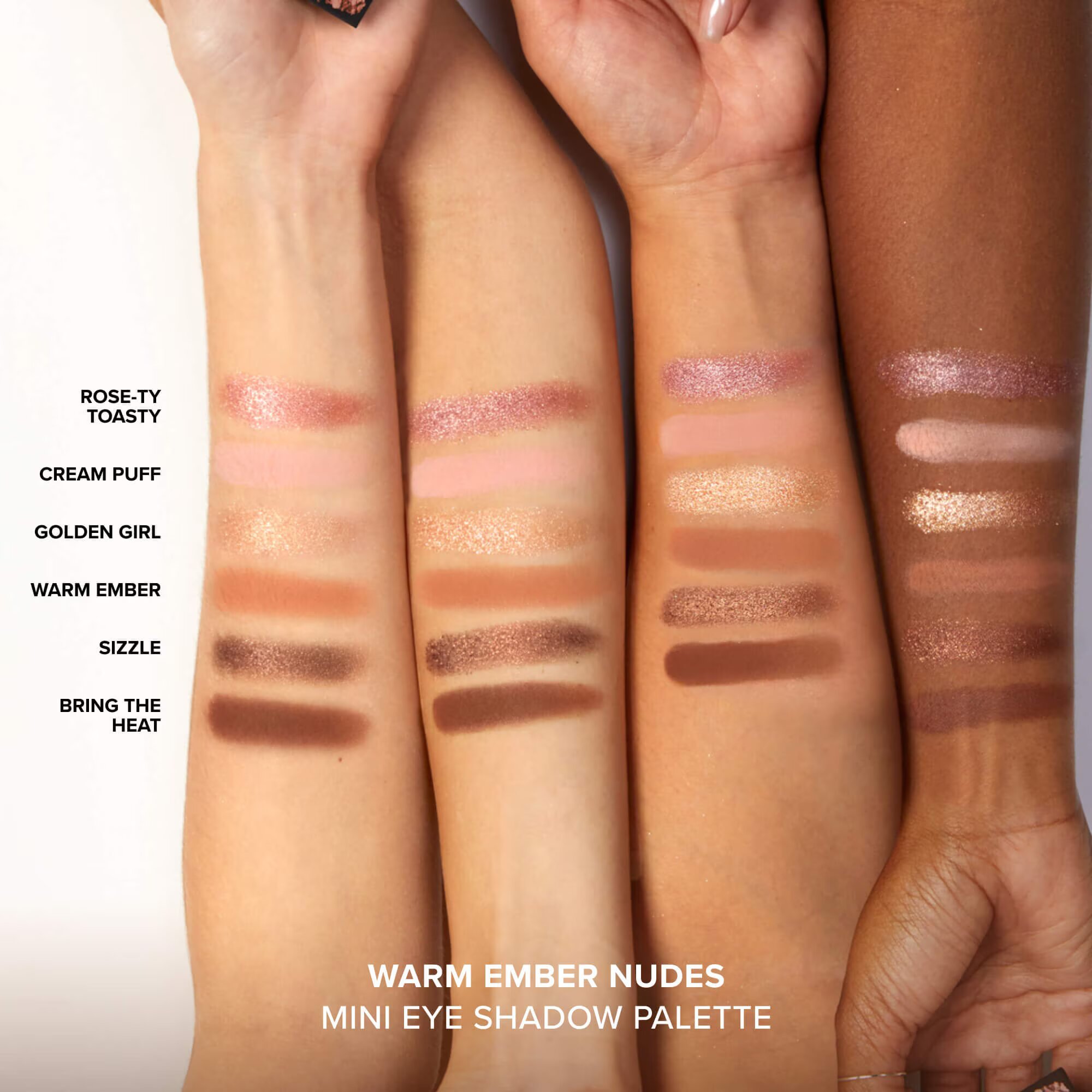 Mini Paleta de Sombras Too Faced Born This Way Warm Ember Nudes Multicores 2